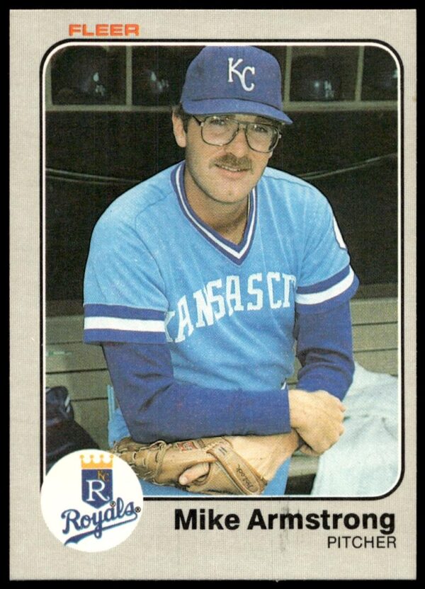 1983 Fleer Mike Armstrong #105 (Front)