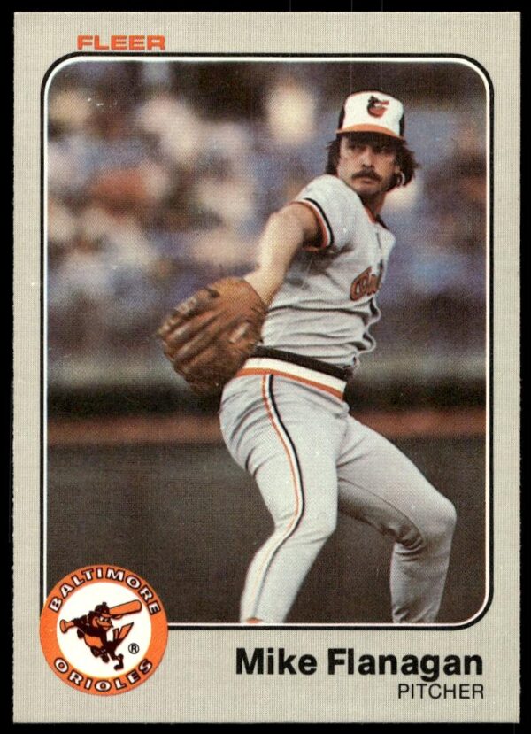 1983 Fleer Mike Flanagan #60 (Front)