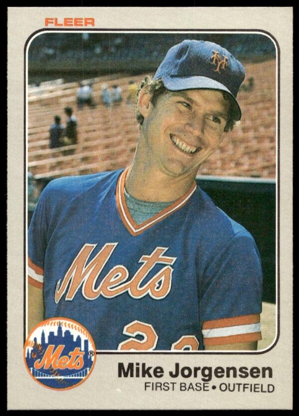 1983 Fleer Mike Jorgensen #547 (Front)