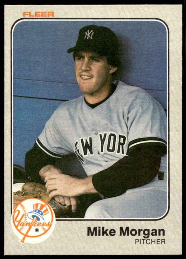 1983 Fleer Mike Morgan #388 (Front)