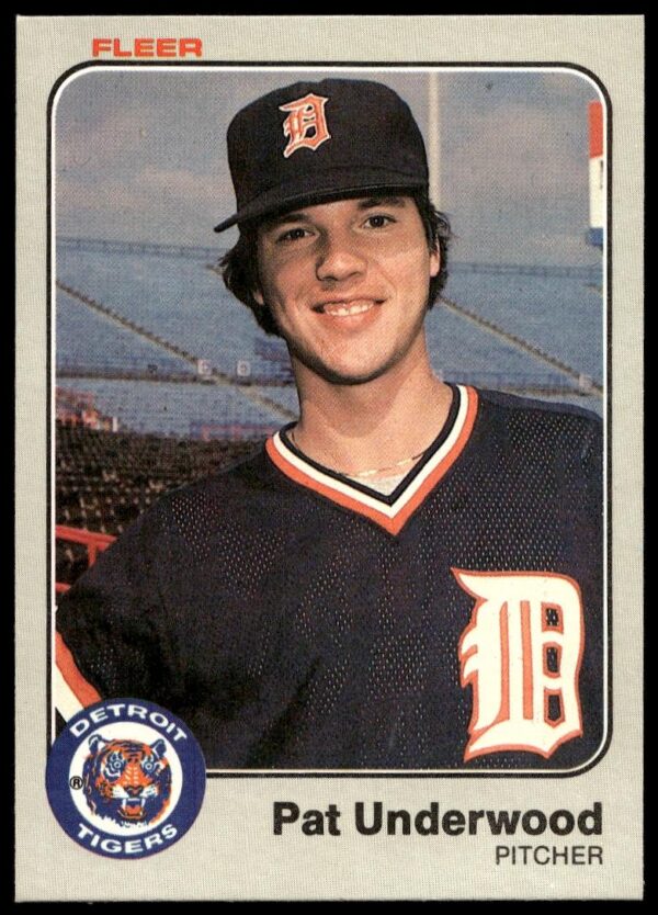 1983 Fleer Pat Underwood #347 (Front)