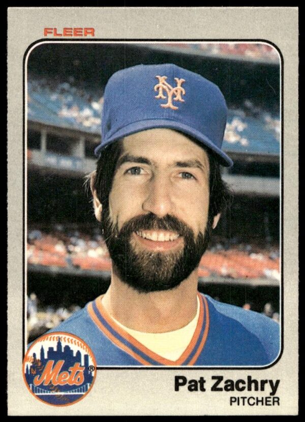 1983 Fleer Pat Zachry #561 (Front)