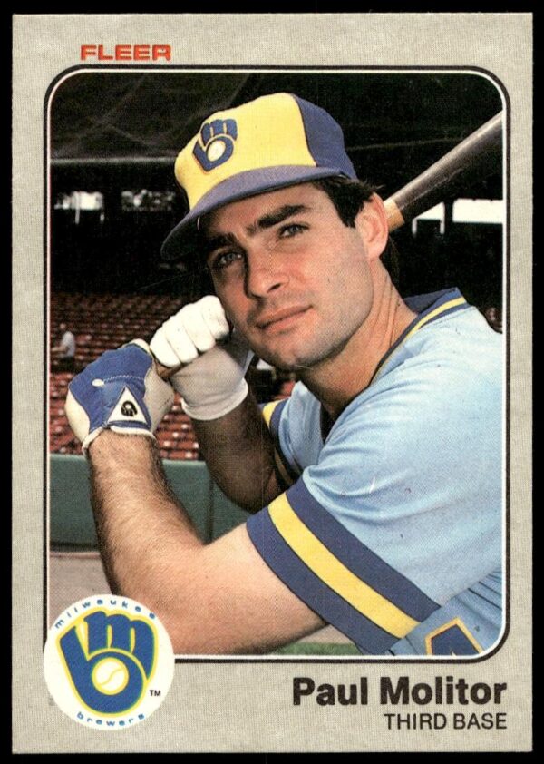 1983 Fleer Paul Molitor #40 (Front)