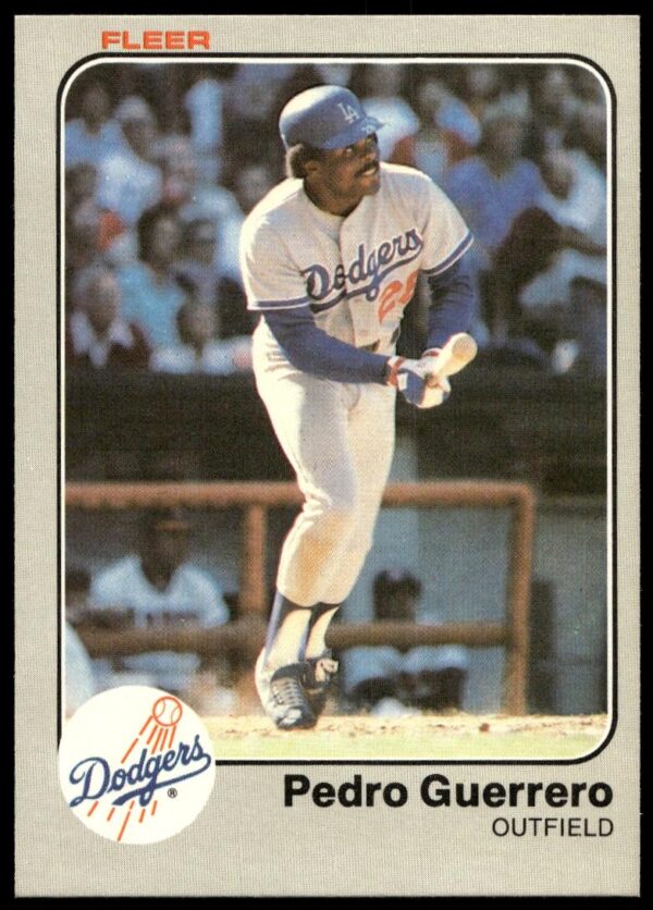 1983 Fleer Pedro Guerrero #207 (Front)