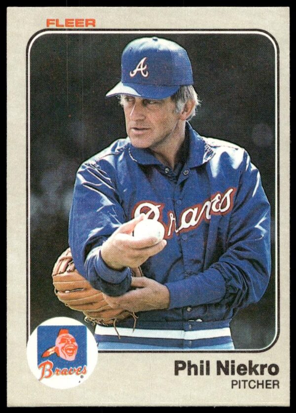 1983 Fleer Phil Niekro #143 (Front)