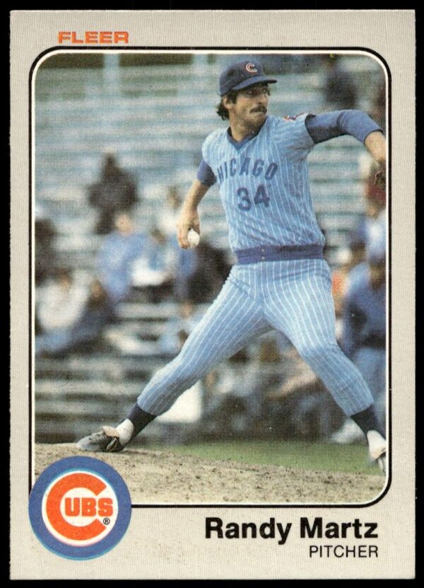 1983 Fleer Randy Martz #501 (Front)