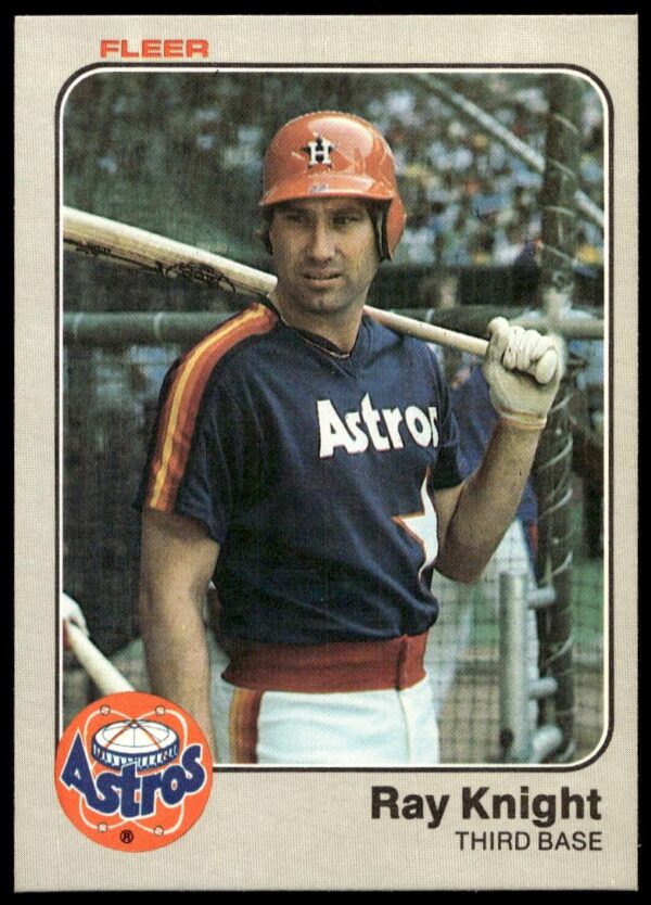 1983 Fleer Ray Knight #453 (Front)