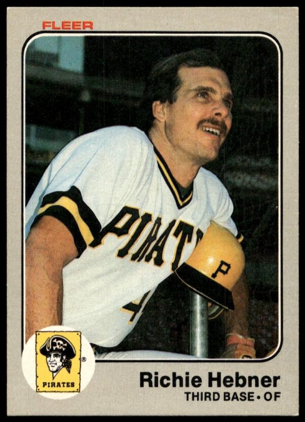 1983 Fleer Richie Hebner #307 (Front)