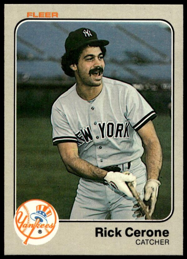 1983 Fleer Rick Cerone #376 (Front)