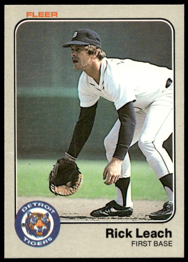 1983 Fleer Rick Leach #334 (Front)