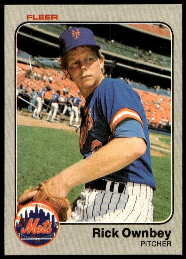 1983 Fleer Rick Ownbey #551 (Front)