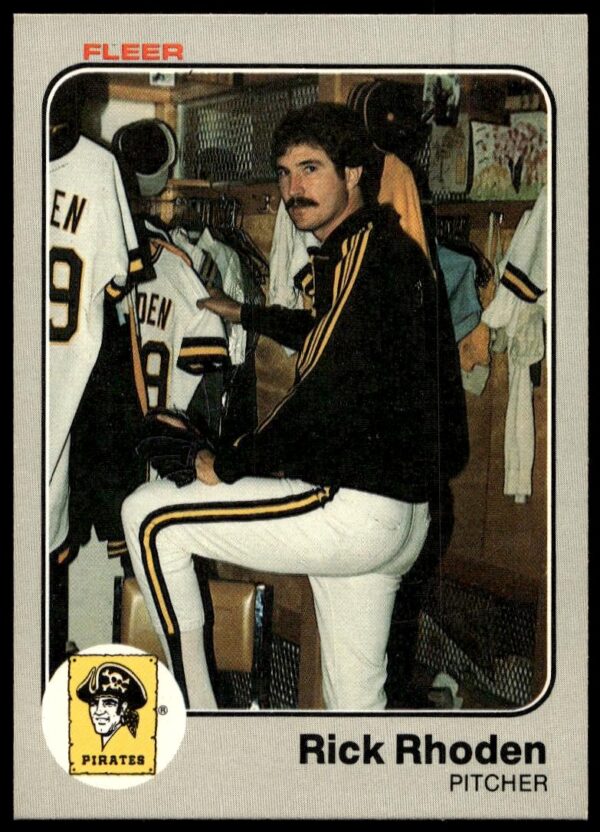 1983 Fleer Rick Rhoden #318 (Front)