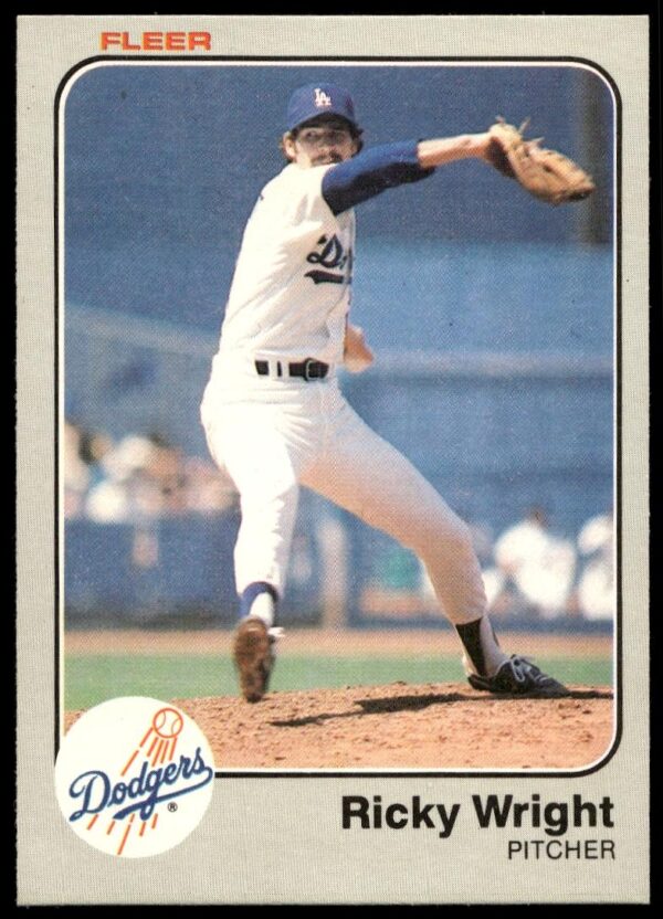 1983 Fleer Ricky Wright #226 (Front)
