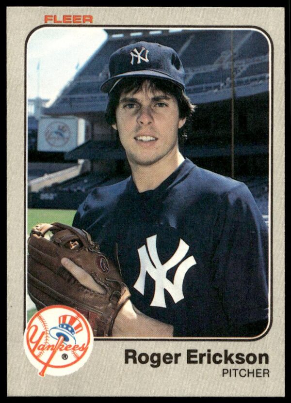 1983 Fleer Roger Erickson #378 (Front)
