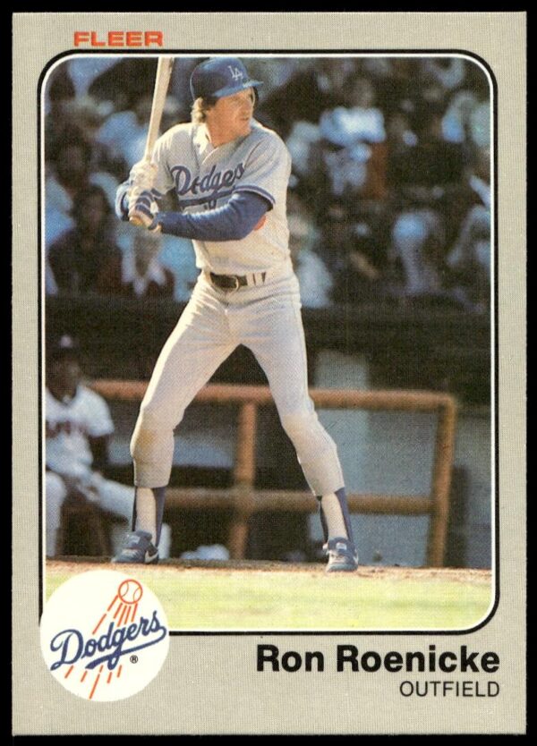 1983 Fleer Ron Roenicke #217 (Front)
