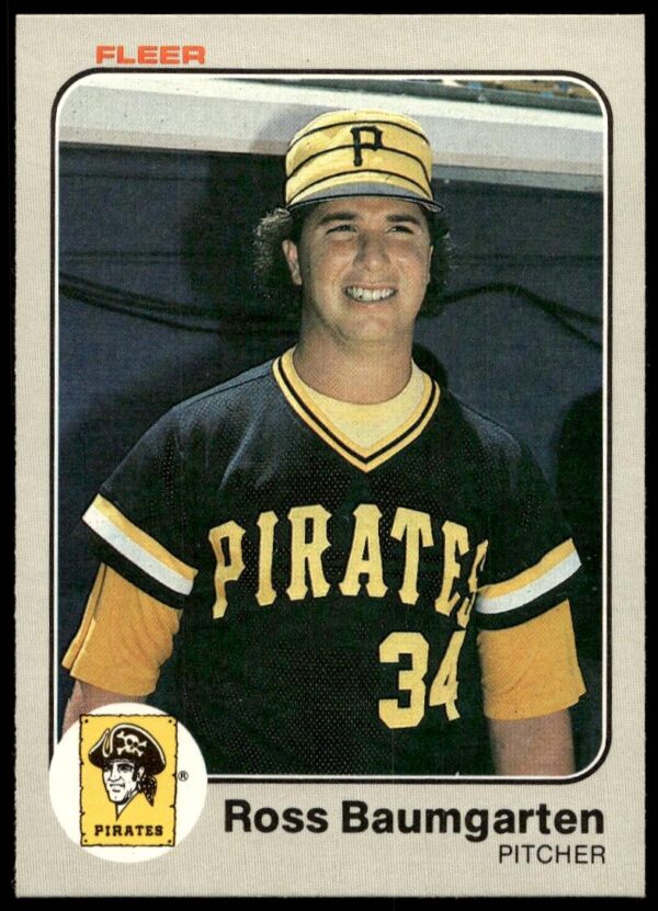 1983 Fleer Ross Baumgarten #302 (Front)