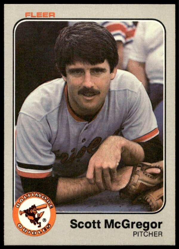 1983 Fleer Scott McGregor #66 (Front)
