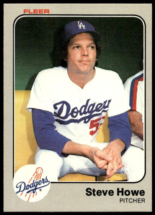 1983 Fleer Steve Howe #209 (Front)