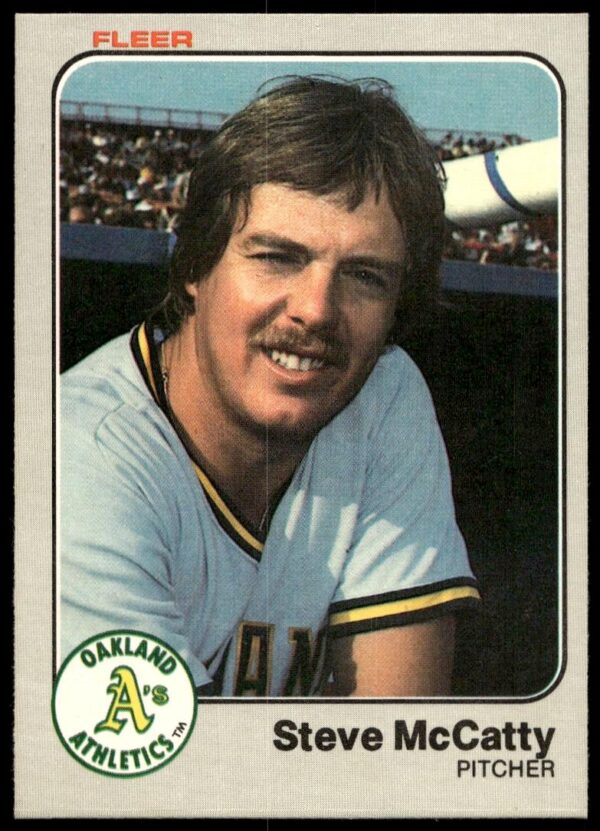 1983 Fleer Steve McCatty #525 (Front)