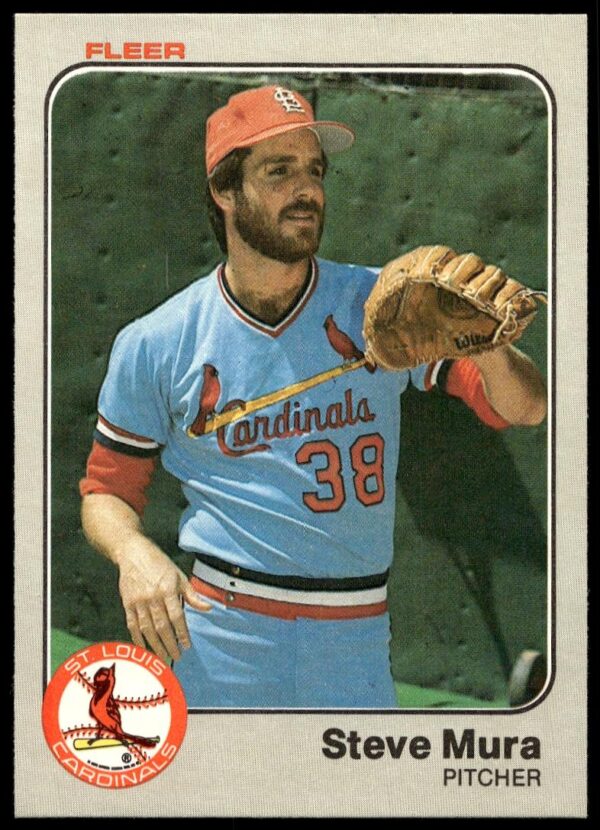 1983 Fleer Steve Mura #16 (Front)