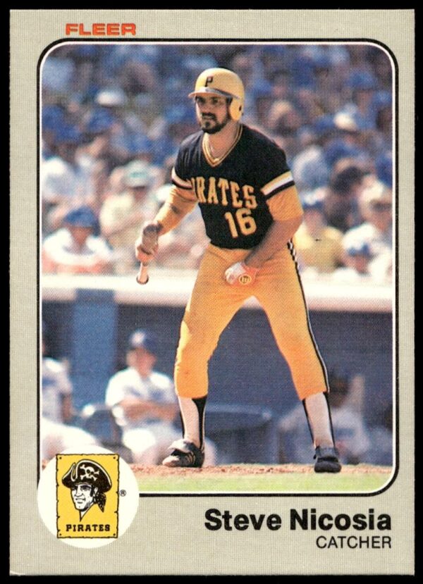 1983 Fleer Steve Nicosia #314 (Front)
