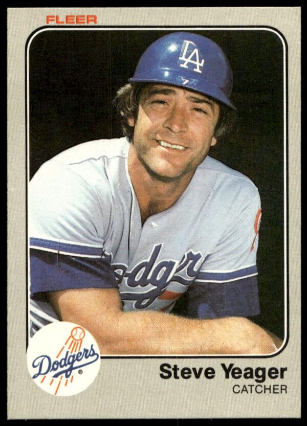1983 Fleer Steve Yeager #227 (Front)