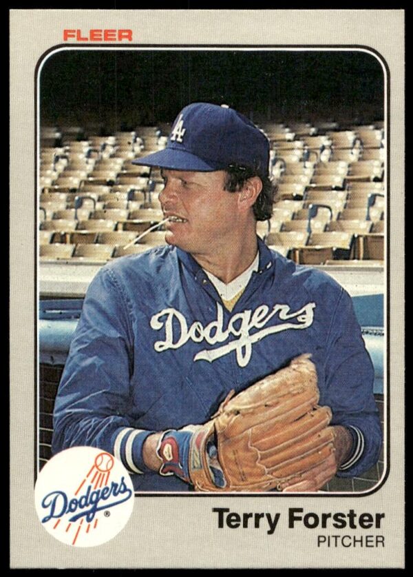 1983 Fleer Terry Forster #205 (Front)