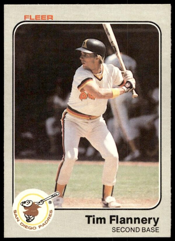 1983 Fleer Tim Flannery #359 (Front)
