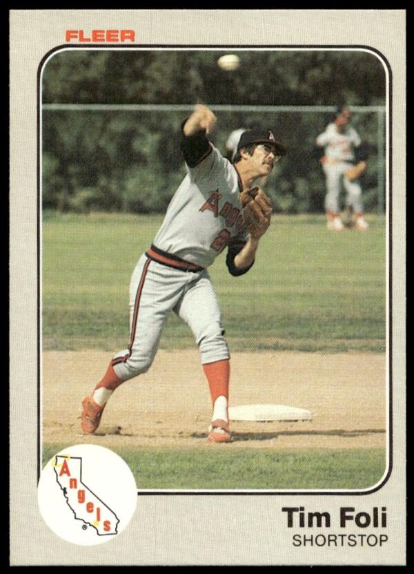 1983 Fleer Tim Foli #88 (Front)