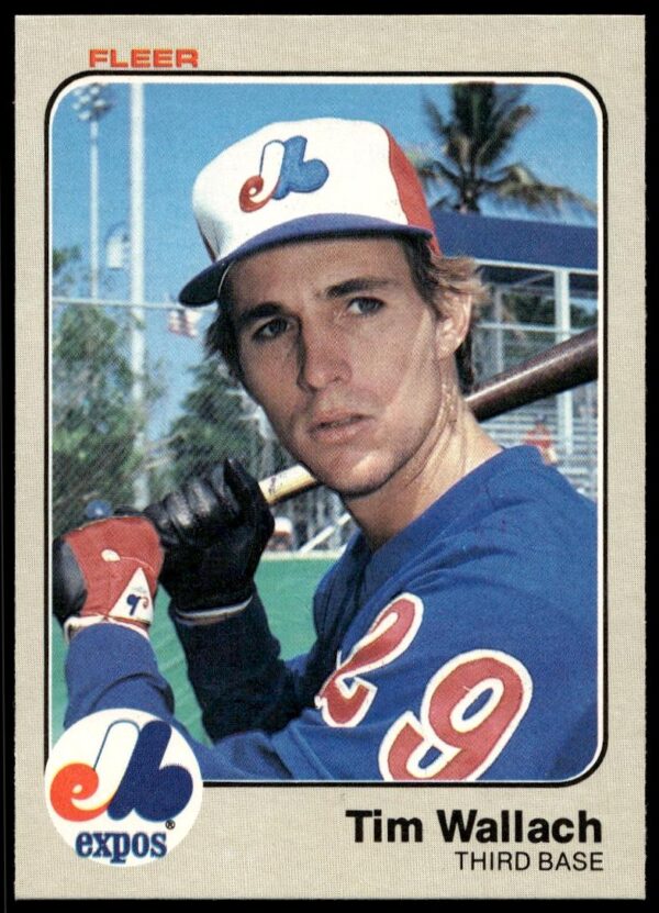 1983 Fleer Tim Wallach #299 (Front)