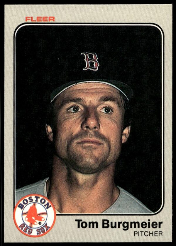 1983 Fleer Tom Burgmeier #180 (Front)