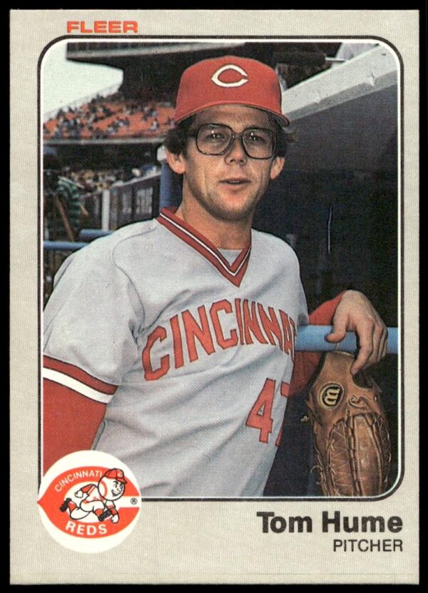 1983 Fleer Tom Hume #593 (Front)