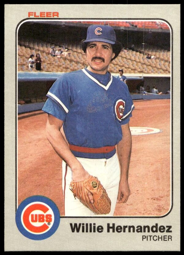1983 Fleer Willie Hernandez #497 (Front)