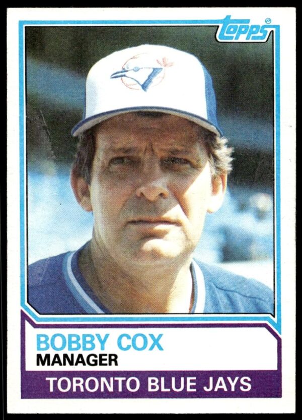 1983 Topps Bobby Cox #606 (Front)