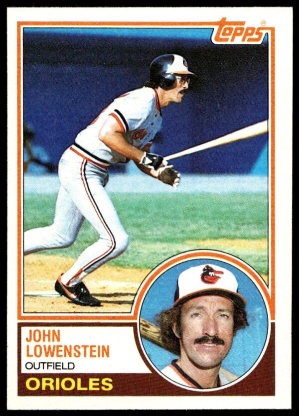 1983 Topps John Lowenstein #473 (Front)
