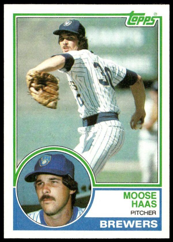 1983 Topps Moose Haas #503 (Front)