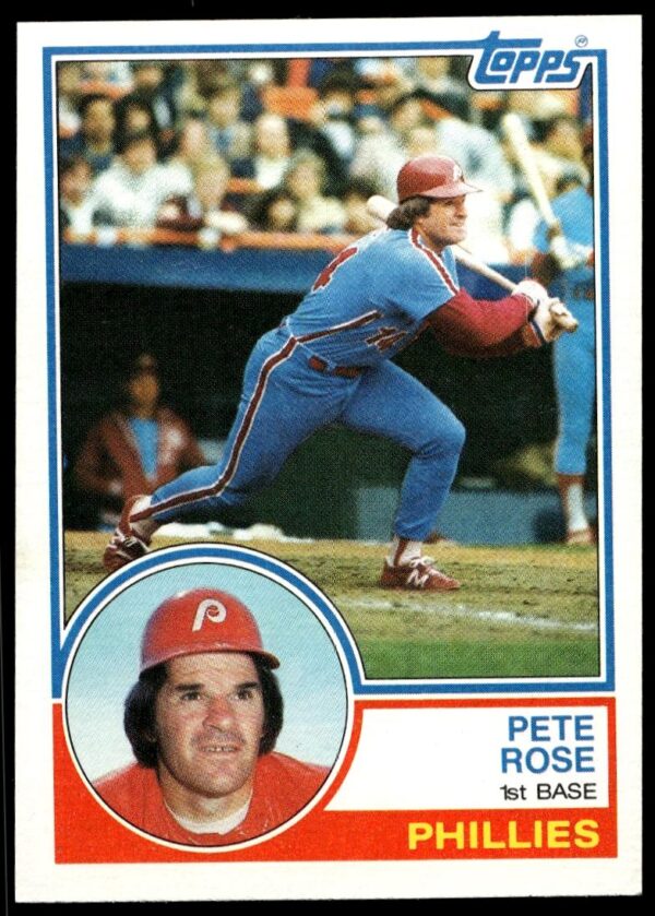 1983 Topps Pete Rose #100 (Front)