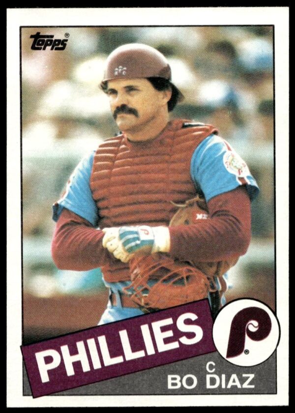 1985 Topps Bo Diaz #737 (Front)
