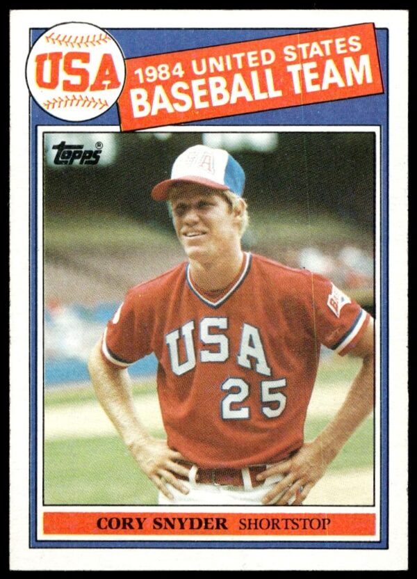 1985 Topps Cory Snyder #403 (Front)