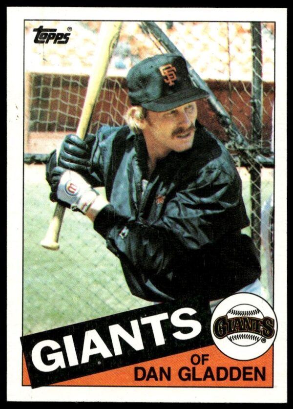 1985 Topps Dan Gladden #386 (Front)