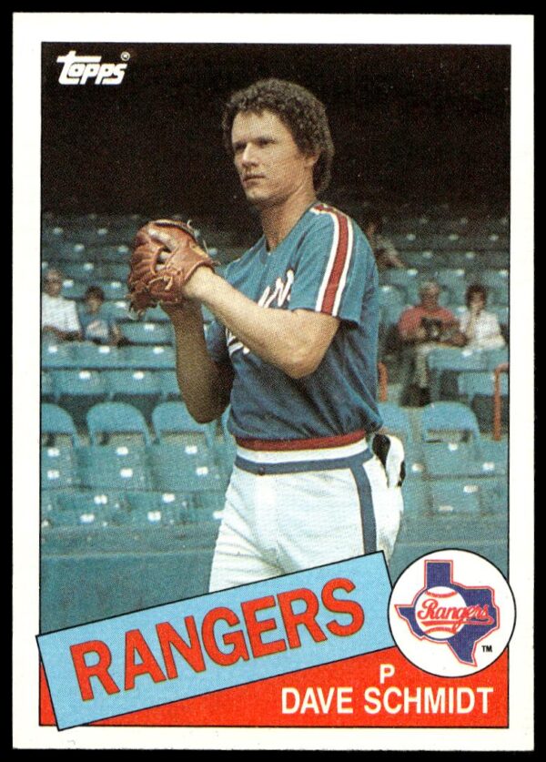 1985 Topps Dave Schmidt #313 (Front)