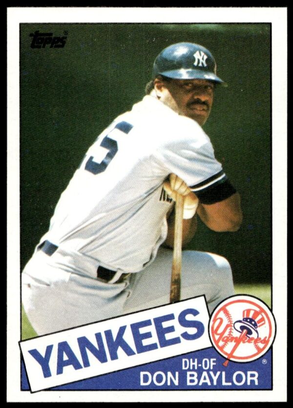 1985 Topps Don Baylor #70 (Front)