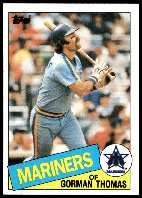 1985 Topps Gorman Thomas #202 (Front)