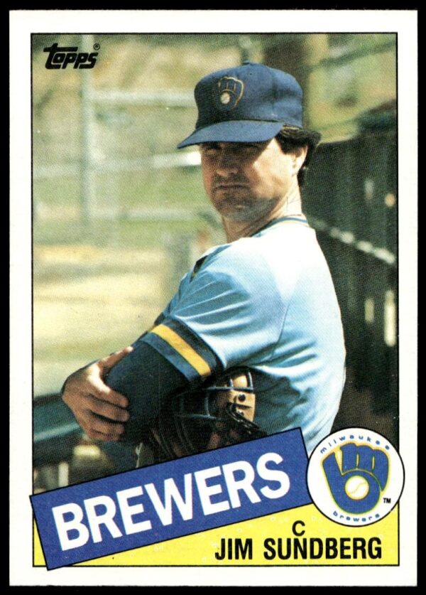 1985 Topps Jim Sundberg #446 (Front)