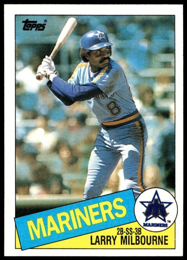 1985 Topps Larry Milbourne #754 (Front)