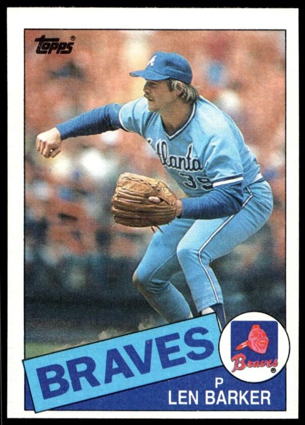 1985 Topps Len Barker #557 (Front)