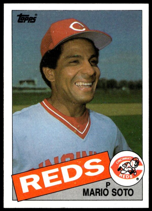 1985 Topps Mario Soto #495 (Front)