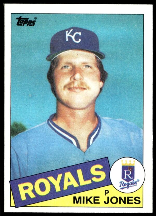 1985 Topps Mike Jones #244 (Front)
