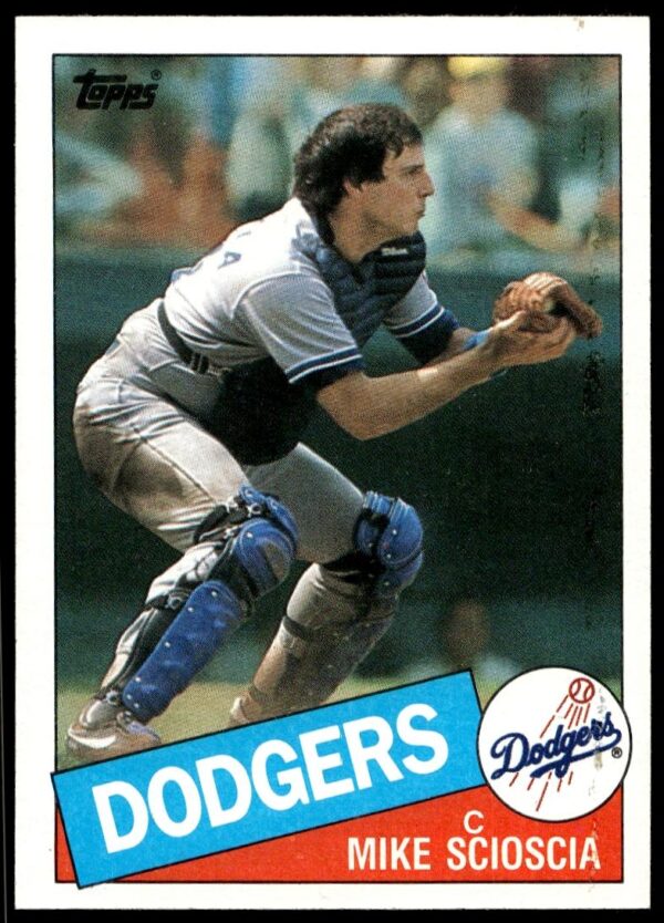 1985 Topps Mike Scioscia #549 (Front)