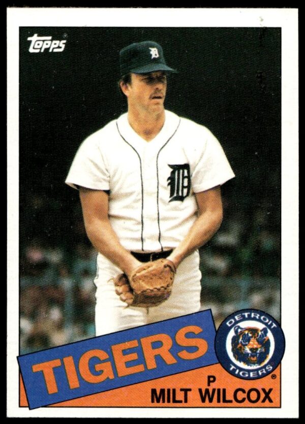 1985 Topps Milt Wilcox #99 (Front)